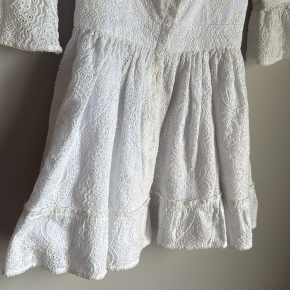 Agua By Agua Bendita Cedro Lace Bustier Mini Dress Small - Picture 11 of 15